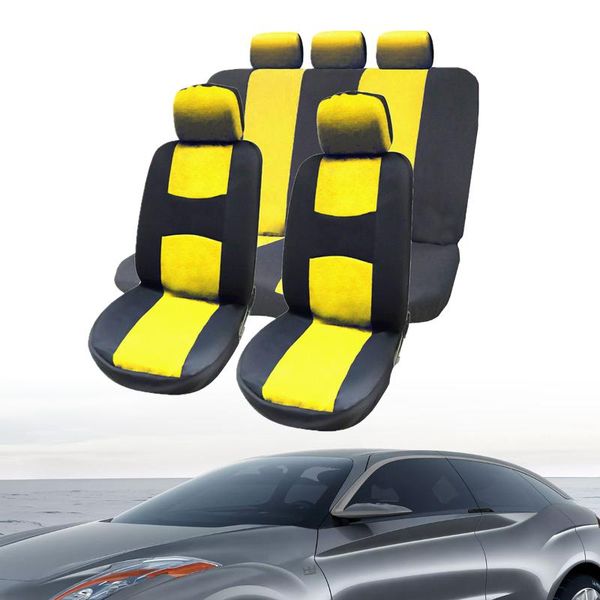 car seat covers pcs full set with detachable headrests universal fit interior bench (yellow) 
car seat covers pcs full set with detachable headrests universal fit interior bench (yellow)