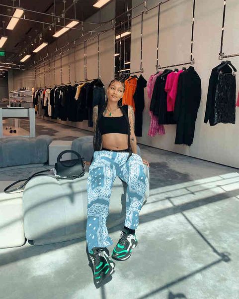 womens fashion casual printed cashew nut flower loose thin trousers with belt pants, Black;white
womens fashion casual printed cashew nut flower loose thin trousers with belt pants, Black;white