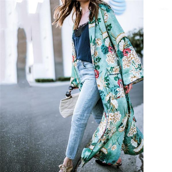 women's blouses & shirts chiffon loose shawl kimono long blouse for women full sleeve floral boho ladies girls flower cardigans blusa c, White
women's blouses & shirts chiffon loose shawl kimono long blouse for women full sleeve floral boho ladies girls flower cardigans blusa c, White