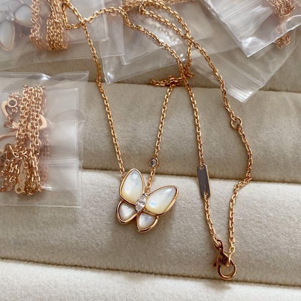 chains classical brand design natural mother of pearl butterfly pendant necklace fashion rose gold color women colar feminino, Silver
chains classical brand design natural mother of pearl butterfly pendant necklace fashion rose gold color women colar feminino, Silver