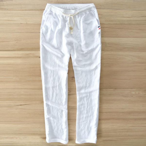 summer elastic waist loose men linen pants casual style holiday beach long thin comfortable mens straight trousers 2021 men's, Black
summer elastic waist loose men linen pants casual style holiday beach long thin comfortable mens straight trousers 2021 men's, Black