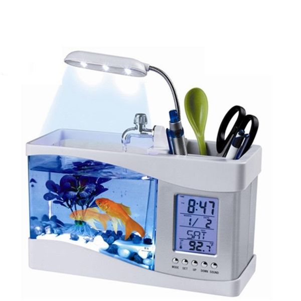 deskmini fish tank beta aquarium with led light lcd display screen and clock decoration pebbles aquariums
deskmini fish tank beta aquarium with led light lcd display screen and clock decoration pebbles aquariums