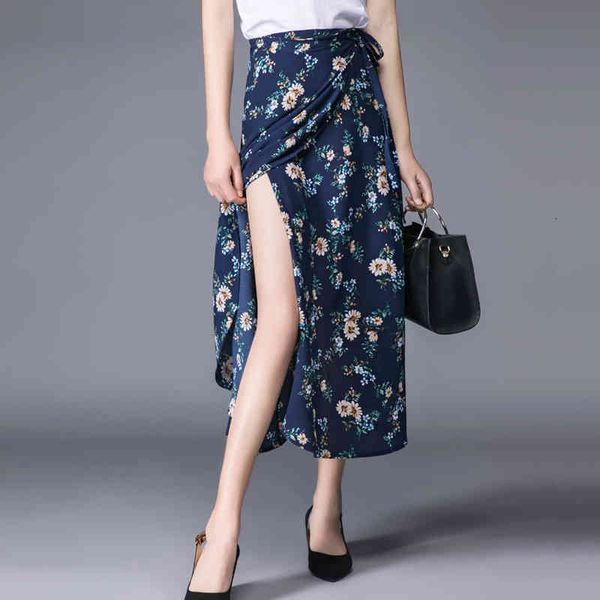 skirts summer floral one-piece wrap chiffon bohemian side split ribbon printed beach casual long skirts, Black
skirts summer floral one-piece wrap chiffon bohemian side split ribbon printed beach casual long skirts, Black