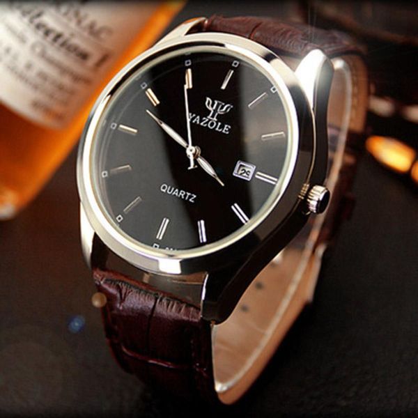 wristwatches yazole watch fashion mens brown leather analog quartz waterproof male men gifts relogio masculino, Slivery;brown
wristwatches yazole watch fashion mens brown leather analog quartz waterproof male men gifts relogio masculino, Slivery;brown
