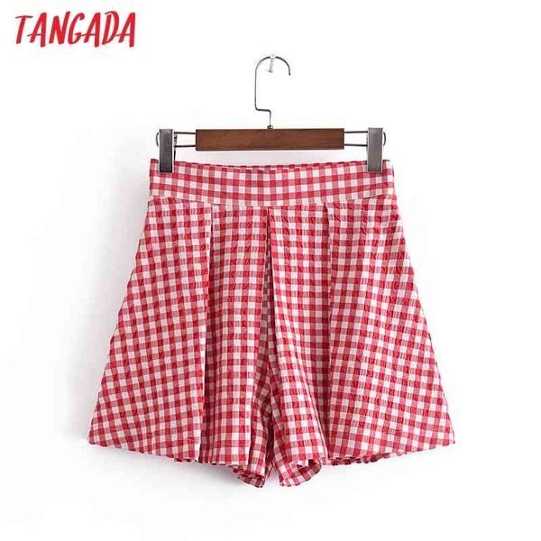 women red plaid print skirts faldas mujer zipper french style female mini shorts 3h293 210416, White;black
women red plaid print skirts faldas mujer zipper french style female mini shorts 3h293 210416, White;black