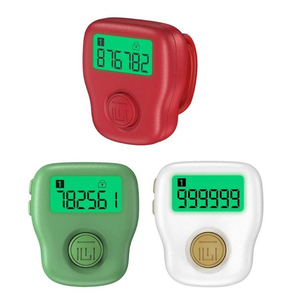 counters mini digital lcd electronic finger ring hand tally counter prayer rechargeable clicker green/red/white
counters mini digital lcd electronic finger ring hand tally counter prayer rechargeable clicker green/red/white
