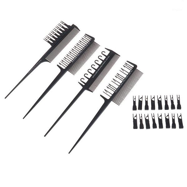 adjustable sectioning highlight comb weaving cutting brush salon hair coloring styling professional 2 side dyeing comb1, Silver
adjustable sectioning highlight comb weaving cutting brush salon hair coloring styling professional 2 side dyeing comb1, Silver