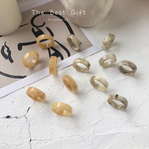 wedding rings retro acrylic ring for women resin beown grey couple circle simple geometric finger party gifts accessories, Slivery;golden
wedding rings retro acrylic ring for women resin beown grey couple circle simple geometric finger party gifts accessories, Slivery;golden
