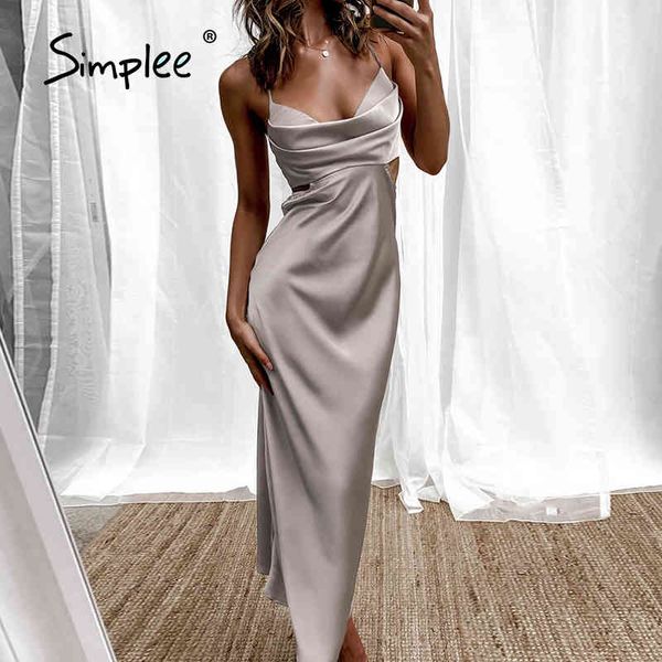 elegant backless solid long dresses spaghetti strap hollow out silk dress cross wrinkle party dressses summer 210414, Black;gray
elegant backless solid long dresses spaghetti strap hollow out silk dress cross wrinkle party dressses summer 210414, Black;gray