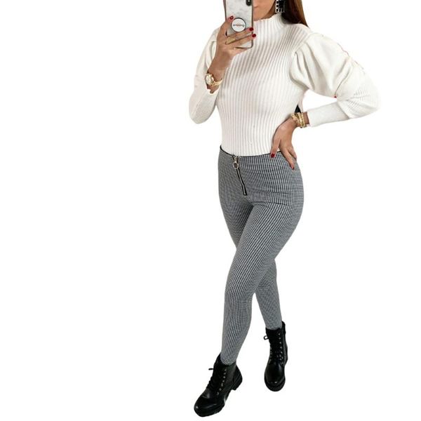 women high waist zipper skinny pants stretchy leggings office long women's & capris, Black;white
women high waist zipper skinny pants stretchy leggings office long women's & capris, Black;white