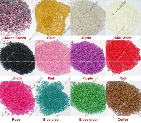 12colors micro mini small caviar plastic ball beads for diy gel nail art tips decorations and gift crafts 1bag=50gram, Silver;gold
12colors micro mini small caviar plastic ball beads for diy gel nail art tips decorations and gift crafts 1bag=50gram, Silver;gold