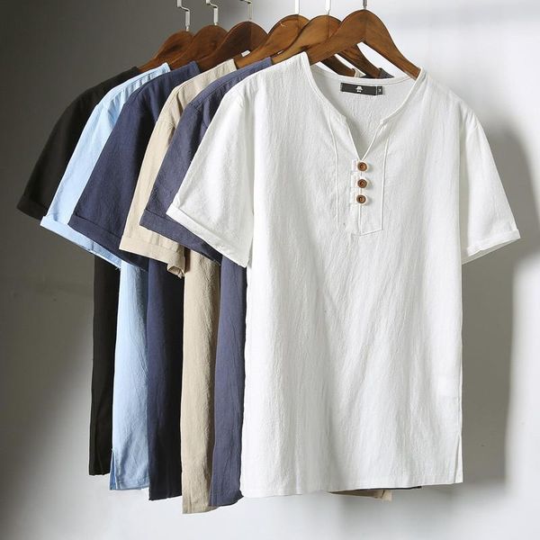 men's t-shirts 6818-summer short-sleeved t-shirt personality button clothes shirt, White;black
men's t-shirts 6818-summer short-sleeved t-shirt personality button clothes shirt, White;black