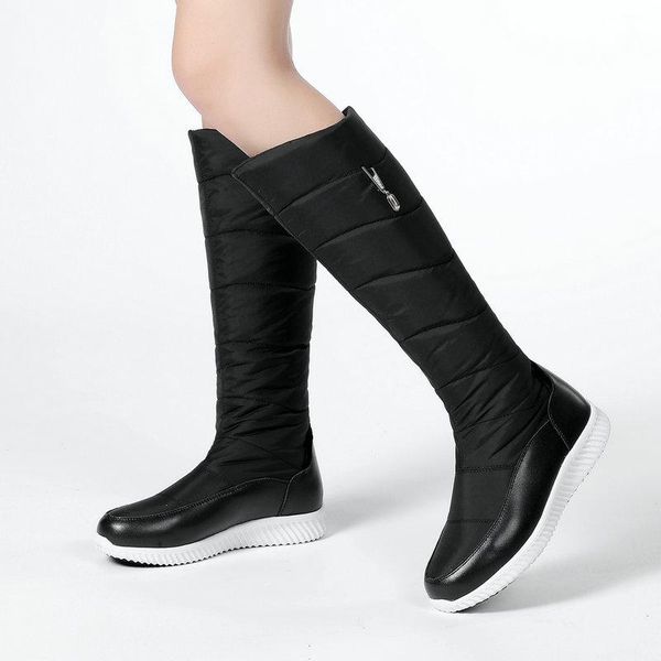 boots 2021 winter warm plush women snow non-slip platform knee high slip on fashion long shoes big size 42 43, Black
boots 2021 winter warm plush women snow non-slip platform knee high slip on fashion long shoes big size 42 43, Black