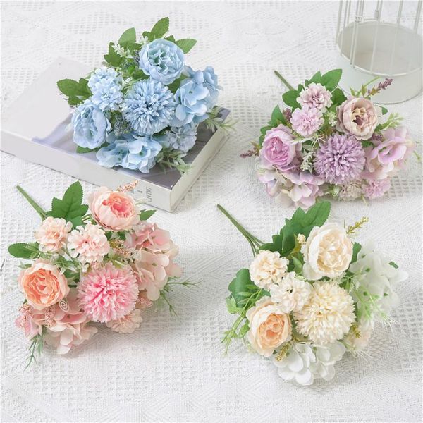 decorative flowers & wreaths small fake flower wedding home decoration artificial korean style holding 7 forks peonies roses
decorative flowers & wreaths small fake flower wedding home decoration artificial korean style holding 7 forks peonies roses
