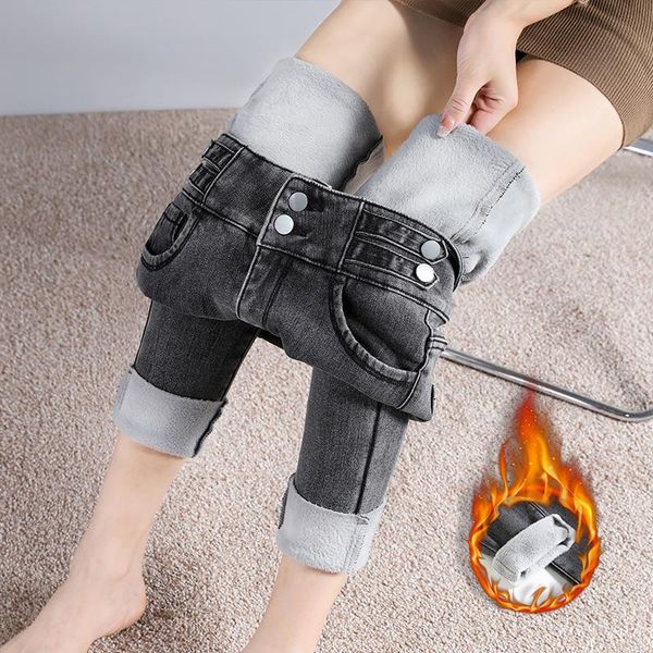 women's jeans women ladies high waist fleece lined winter solid color keep warm casual wild slim stretch pants trousers with pockets, Blue
women's jeans women ladies high waist fleece lined winter solid color keep warm casual wild slim stretch pants trousers with pockets, Blue