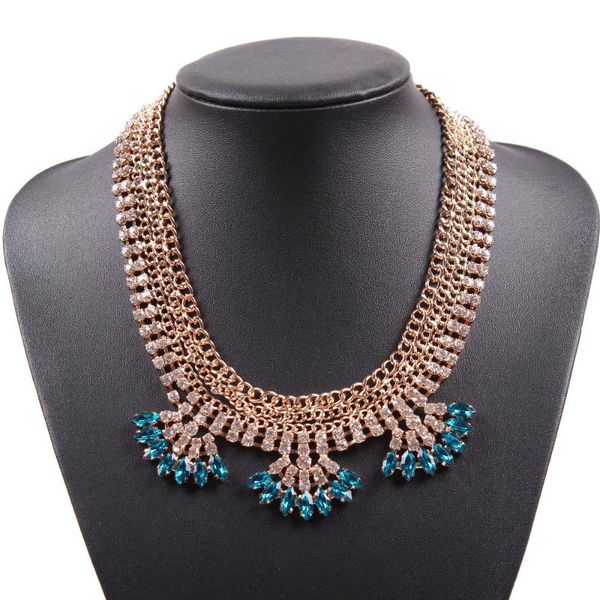 chains chunky statement crystal rhinestone necklace for women gold color chain summer bead flower pendant jewelry, Silver
chains chunky statement crystal rhinestone necklace for women gold color chain summer bead flower pendant jewelry, Silver