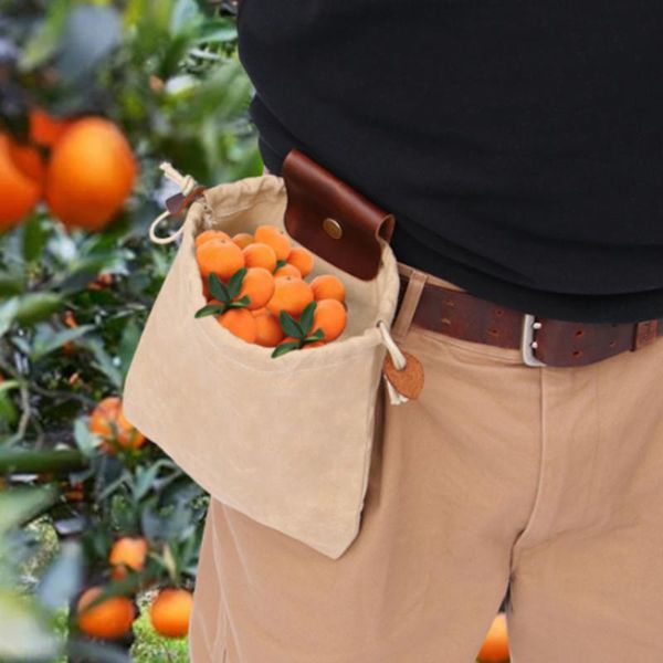 leather canvas pouch multifunctional outdoor garden foraging bag jungle fruit picking storage bags for hiking camping fishing
leather canvas pouch multifunctional outdoor garden foraging bag jungle fruit picking storage bags for hiking camping fishing
