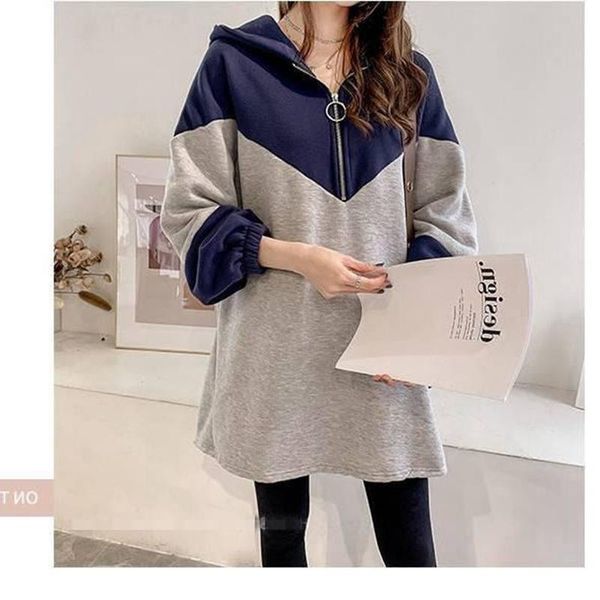 women's hoodies & sweatshirts spring and autumn sweatshirt large size lazy style hooded long korean thin loose zipper v-neck sleeve, Black
women's hoodies & sweatshirts spring and autumn sweatshirt large size lazy style hooded long korean thin loose zipper v-neck sleeve, Black