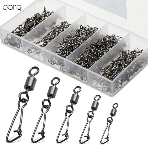 100pcs/box bearing fishing connector accessorie 4# 6# 8# 10# 12# barrel swivels stainless steel rolling hooks
100pcs/box bearing fishing connector accessorie 4# 6# 8# 10# 12# barrel swivels stainless steel rolling hooks