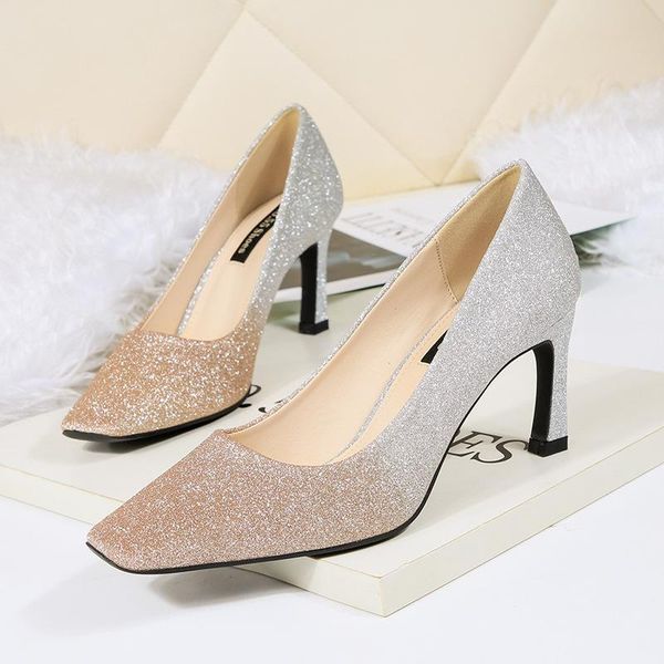 dress shoes women high heels luxury gradient color bling bride wedding pumps stiletto square toe party ladies zapatos mujer, Black
dress shoes women high heels luxury gradient color bling bride wedding pumps stiletto square toe party ladies zapatos mujer, Black