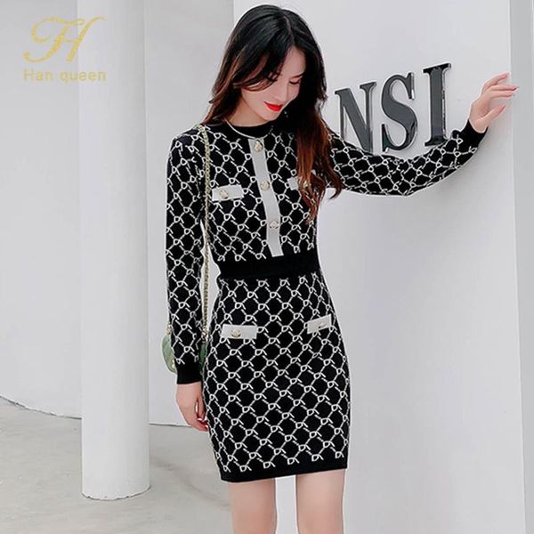 casual dresses h han queen winter elastic knitted button warm bottoming knit soft simple women pullover sweater pencil dress, Black;gray
casual dresses h han queen winter elastic knitted button warm bottoming knit soft simple women pullover sweater pencil dress, Black;gray