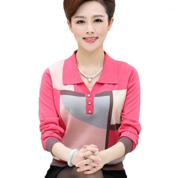 women's sweaters women sweater autumn mother clothing pullover basic shirt geometric patterns loose turn-down collar -4xl female, White;black
women's sweaters women sweater autumn mother clothing pullover basic shirt geometric patterns loose turn-down collar -4xl female, White;black
