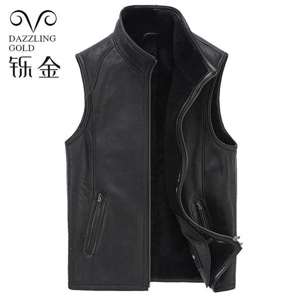 men's vests 2021 arrival sheepskin waistcoat for men thick warm jacket real wool coat genuine leather fashion vest high quality, Black;white
men's vests 2021 arrival sheepskin waistcoat for men thick warm jacket real wool coat genuine leather fashion vest high quality, Black;white