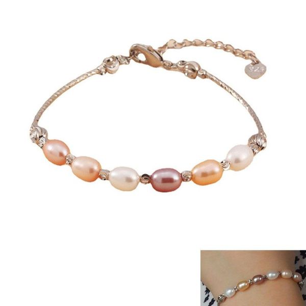 charm bracelets simple freshwater pearl for women fashion with adjustable chain jewelry gift girls bridal, Golden;silver
charm bracelets simple freshwater pearl for women fashion with adjustable chain jewelry gift girls bridal, Golden;silver