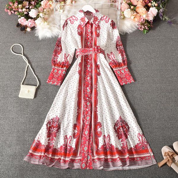 casual dresses ftlzz spring autumn women bohemian print neck single breasted dress with belt vintage long sleeve high waist midi, Black;gray
casual dresses ftlzz spring autumn women bohemian print neck single breasted dress with belt vintage long sleeve high waist midi, Black;gray