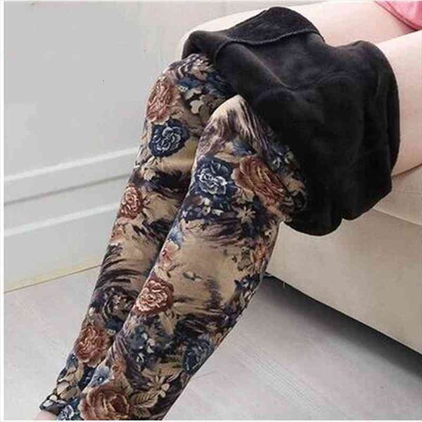 autumn winter womens high elasticity plus velvet leggings female plus size fleece trousers flower print velvet pencil pants, Black;white
autumn winter womens high elasticity plus velvet leggings female plus size fleece trousers flower print velvet pencil pants, Black;white