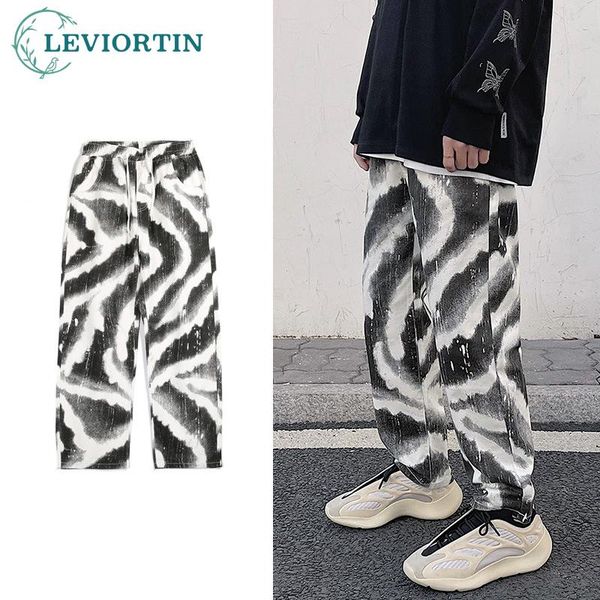 men's jeans 2021 retro loose straight denim tide brand hong kong style tie dye drape casual daddy pants, Blue
men's jeans 2021 retro loose straight denim tide brand hong kong style tie dye drape casual daddy pants, Blue