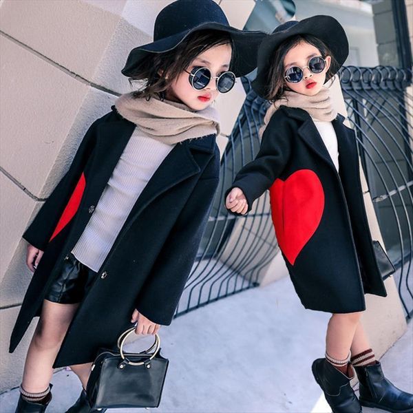 winter autumn kids girls coat warm wool overcoat long sleeve outwear jacket hpy004, Blue;gray
winter autumn kids girls coat warm wool overcoat long sleeve outwear jacket hpy004, Blue;gray