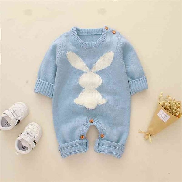 baby rompers set born rabbit jumpsuit overall long sleeves boys clothes autumn knitted girls casual 210521, Blue
baby rompers set born rabbit jumpsuit overall long sleeves boys clothes autumn knitted girls casual 210521, Blue