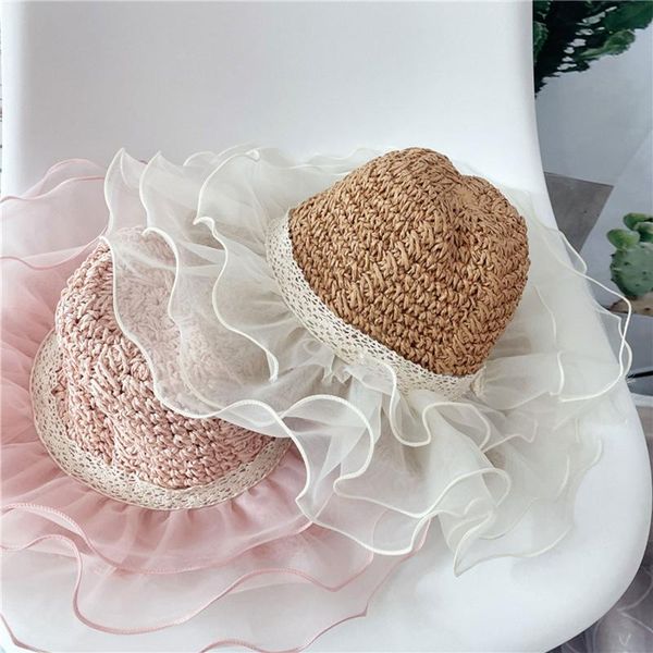 caps & hats girls summer cap lace decoration wavy straw hat for children panama kids sun baby beach accessory, Yellow
caps & hats girls summer cap lace decoration wavy straw hat for children panama kids sun baby beach accessory, Yellow