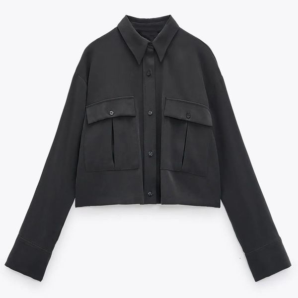 dresses za pocket cropped shirt women long sleeve pleated cuffs office lady female fashion elastic hem short shirts, Black;gray
dresses za pocket cropped shirt women long sleeve pleated cuffs office lady female fashion elastic hem short shirts, Black;gray