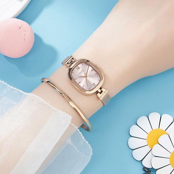 wristwatches simple women's watch japan mov't lady hours fine fashion stainless steel bracelet clock girl's cute gift julius, Slivery;brown
wristwatches simple women's watch japan mov't lady hours fine fashion stainless steel bracelet clock girl's cute gift julius, Slivery;brown
