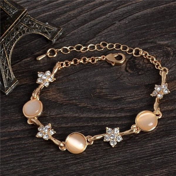 charm bracelets women opal crystal bracelet wedding fashion bangle, Golden;silver 
charm bracelets women opal crystal bracelet wedding fashion bangle, Golden;silver