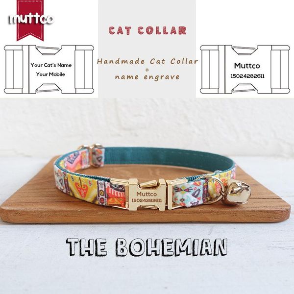 cat collars & leads muttco retail handmade engraved metal buckle collar for the bohemian design 2 sizes ucc050j
cat collars & leads muttco retail handmade engraved metal buckle collar for the bohemian design 2 sizes ucc050j