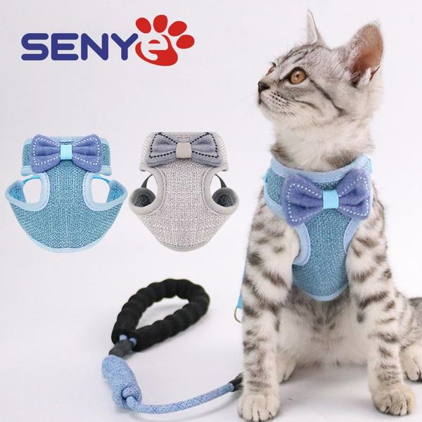 dog collars & leashes the bowknot vest-style cat rope anti-break away adjustable traction chest back walking pet accessories
dog collars & leashes the bowknot vest-style cat rope anti-break away adjustable traction chest back walking pet accessories