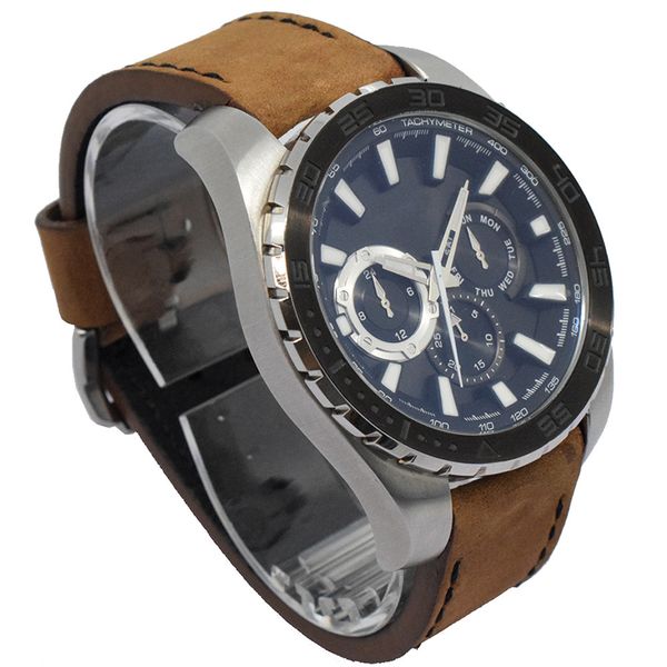 business multifunctional waterproof men's quartz watch creative watch, Slivery;brown
business multifunctional waterproof men's quartz watch creative watch, Slivery;brown