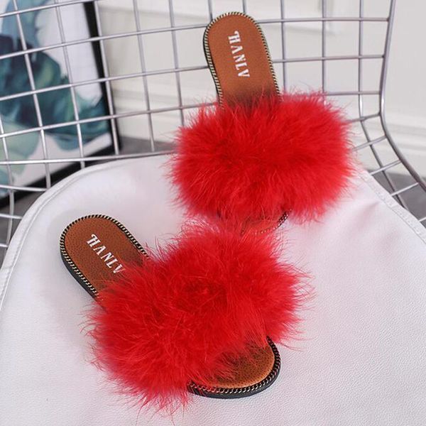 ostrich feather slippers women shoes fur flat ladies flip flops mujer wedges indoor slides plus size sandalia feminina b79, Black
ostrich feather slippers women shoes fur flat ladies flip flops mujer wedges indoor slides plus size sandalia feminina b79, Black
