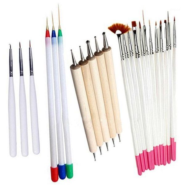 23pcs nail art designing painting dotting detailing pen brushes bundle tool kit1, Silver
23pcs nail art designing painting dotting detailing pen brushes bundle tool kit1, Silver