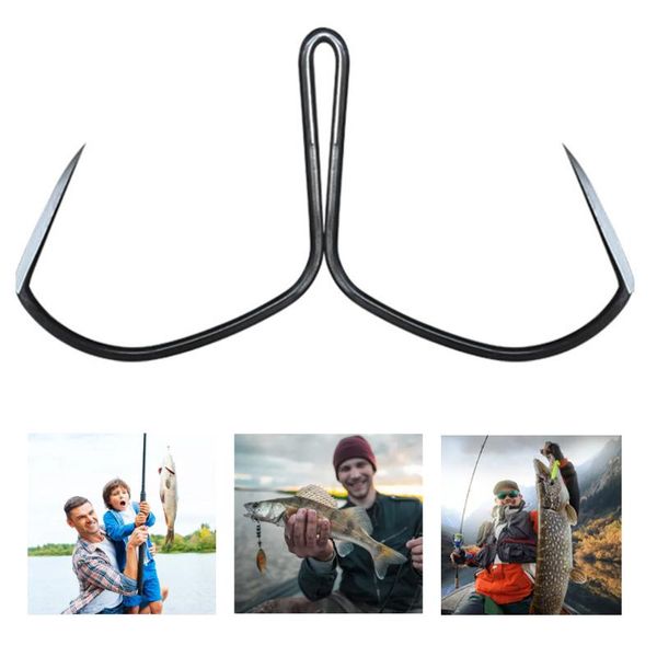 fishing hooks 5pcs set carbon steel double anchor hook jip barbed carp sea tackle accessories
fishing hooks 5pcs set carbon steel double anchor hook jip barbed carp sea tackle accessories