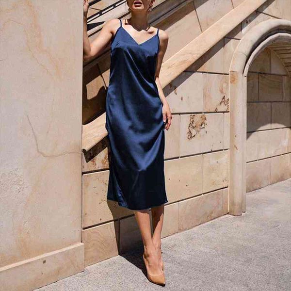 satin summer dress spaghetti straps v-neck backless long dresses for women party vestidos sundress, Black;gray
satin summer dress spaghetti straps v-neck backless long dresses for women party vestidos sundress, Black;gray