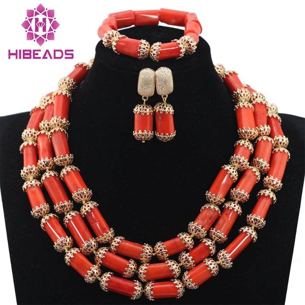 earrings & necklace african coral beads nigerian handmade jewelry set tube gift cnr732, Silver
earrings & necklace african coral beads nigerian handmade jewelry set tube gift cnr732, Silver