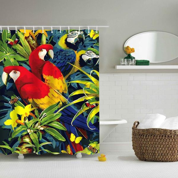 shower curtains colorful parrot pattern bath curtain waterproof bird screen printed for bathroom home decor
shower curtains colorful parrot pattern bath curtain waterproof bird screen printed for bathroom home decor