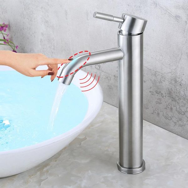 bathroom sink faucets brushed nickel smart sensor faucet deck mount inductive tap stainless steel sensitive single handle cold taps
bathroom sink faucets brushed nickel smart sensor faucet deck mount inductive tap stainless steel sensitive single handle cold taps
