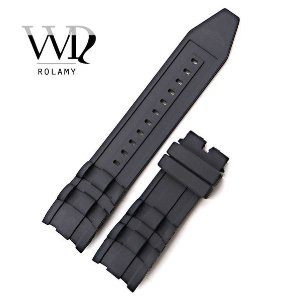 rolamy 26mm black waterproof silicone rubber replacement watch band belt strap for invicta pro diver 6986-6991-6996-17566 h0915, Silver
rolamy 26mm black waterproof silicone rubber replacement watch band belt strap for invicta pro diver 6986-6991-6996-17566 h0915, Silver