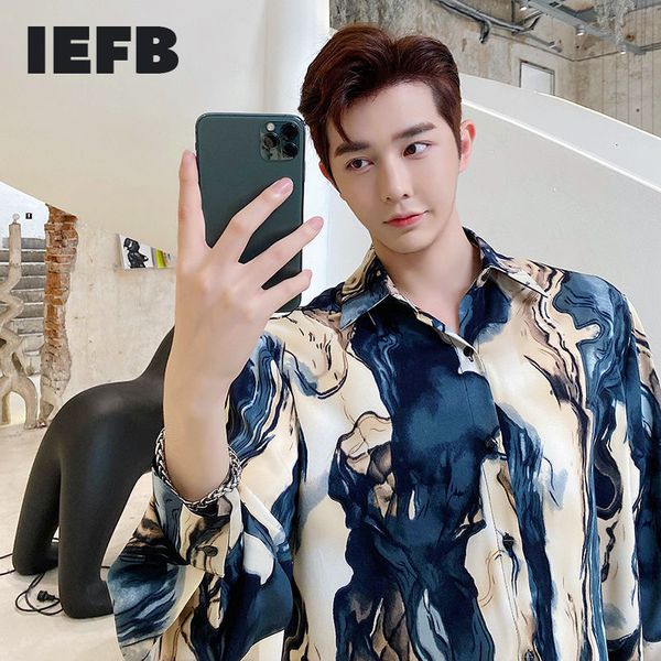 iefb vintage print men's clothing spring loose long sleeve lapel big size causal shirt fashion 9y6603 210524, White;black
iefb vintage print men's clothing spring loose long sleeve lapel big size causal shirt fashion 9y6603 210524, White;black
