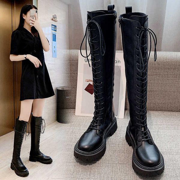 boots children's net red boots women's 2021 autumn winter knight lace up martin british high, Black
boots children's net red boots women's 2021 autumn winter knight lace up martin british high, Black